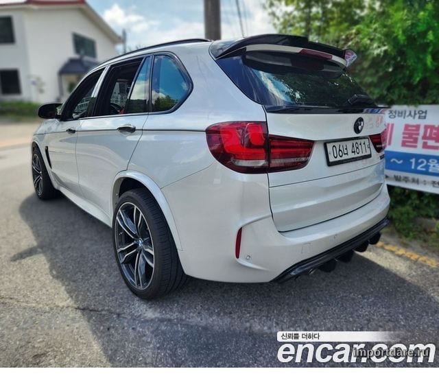 BMW X5M 2017 — 59 600 км, белый, Корея — под ключ — фото 2