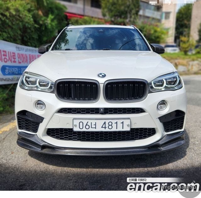 BMW X5M 2017 — 59 600 км, белый, Корея — под ключ — фото 3