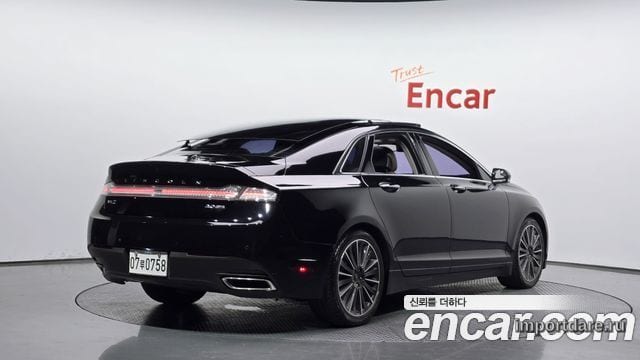 LINCOLN MKZ 2016 — 147 988 км, чёрный, Корея — под ключ — фото 2