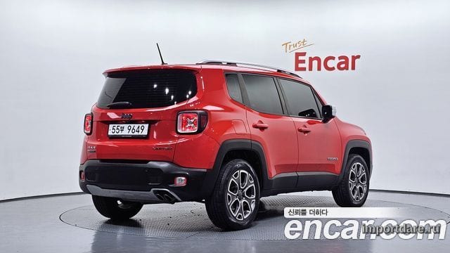 JEEP RENEGADE 2017 — 97 450 км, красный, Корея — под ключ — фото 2