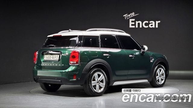 MINI COOPER COUNTRYMAN 2019 — 113 398 км, тёмно-зелёный, Корея — под ключ — фото 1