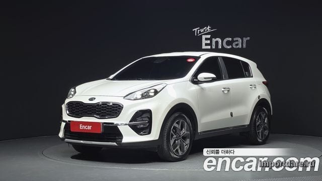KIA SPORTAGE THE BOLD 2020 — 154 800 км, белый, Корея — под ключ — фото 1