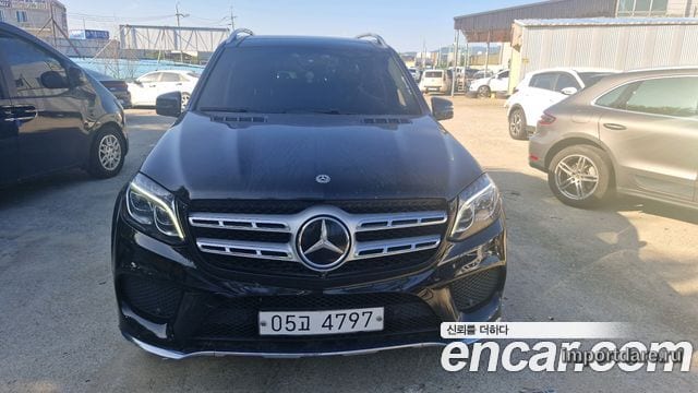 MERCEDES-BENZ GLS-CLASS X166 2017 — 228 881 км, чёрный, Корея — под ключ — фото 1