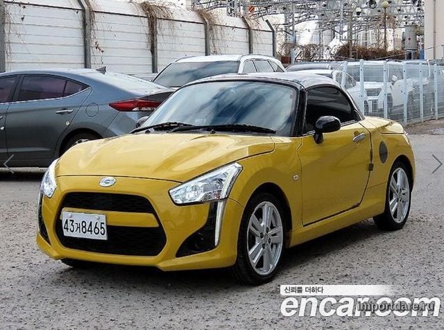 DAIHATSU COPEN 2015 — 103 333 км, жёлтый, Корея — под ключ — фото 2
