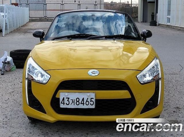 DAIHATSU COPEN 2015 — 103 333 км, жёлтый, Корея — под ключ — фото 5