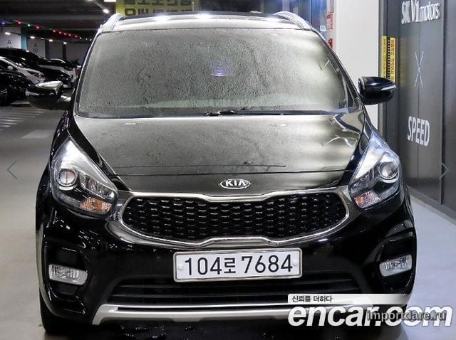 KIA CARENS 2017 — 131 330 км, чёрный, Корея — под ключ — фото 2