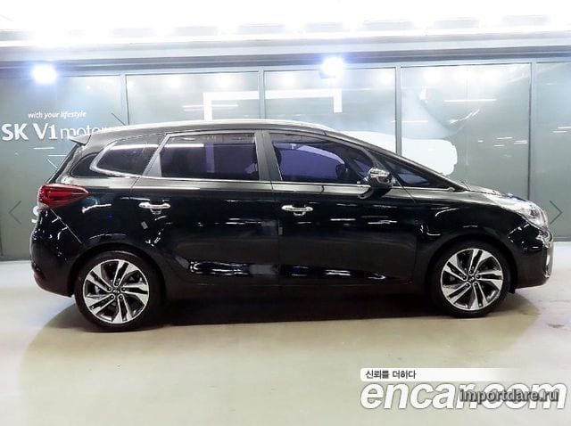 KIA CARENS 2017 — 131 330 км, чёрный, Корея — под ключ — фото 3