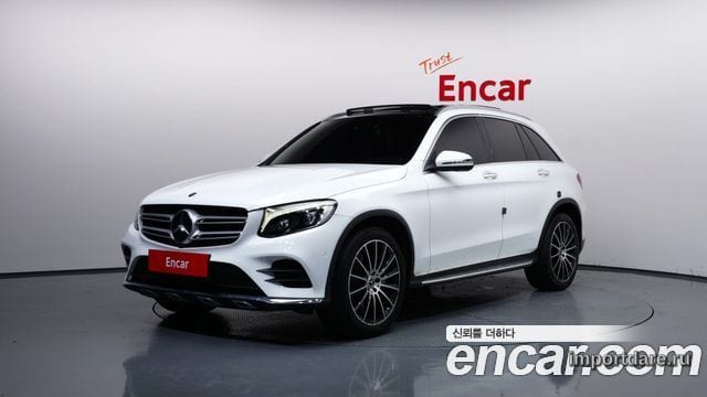 MERCEDES-BENZ GLC-CLASS X253 2019 — 84 368 км, белый, Корея — под ключ — фото 1