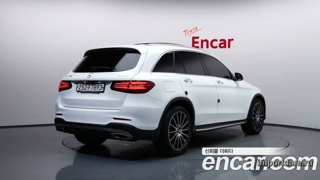 MERCEDES-BENZ GLC-CLASS X253 2019 — 84 368 км, белый, Корея — под ключ — фото 2