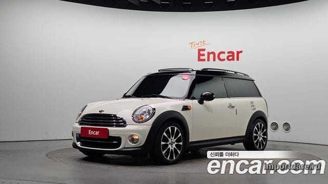 MINI COOPER CLUBMAN 2013 — 139 316 км, белый-перламутр, Корея — под ключ — фото 1