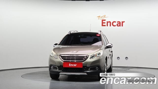 PEUGEOT 2008 2016 — 57 472 км, светло-золотистый, Корея — под ключ — фото 3