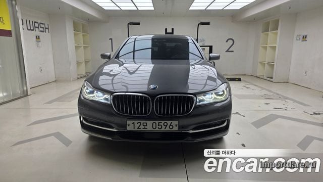 BMW 7 SERIES 2016 — 168 000 км, серый, Корея — под ключ — фото 2