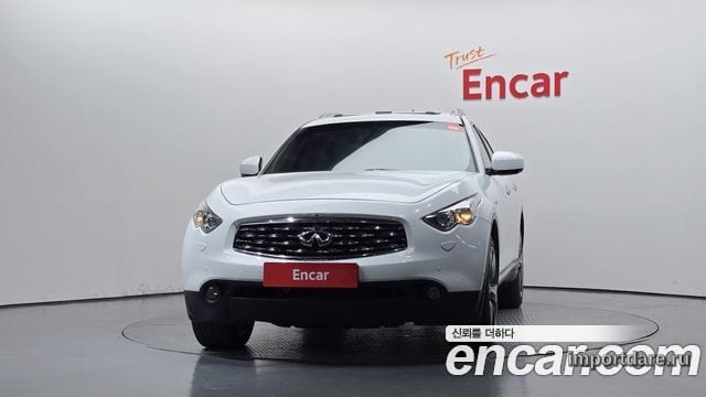 INFINITI FX50 2009 — 233 496 км, белый, Корея — под ключ — фото 3
