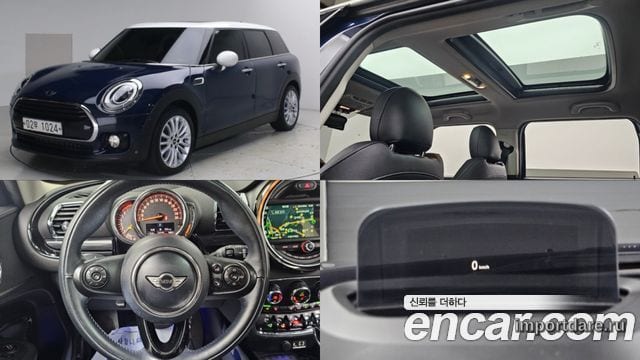 MINI COOPER CLUBMAN 2018 — 130 700 км, синий, Корея — под ключ — фото 1