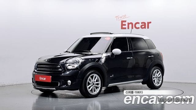 MINI COOPER D COUNTRYMAN 2016 — 134 724 км, чёрный, Корея — под ключ — фото 1