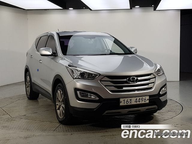 HYUNDAI SANTA FE 2013 — 184 000 км, серебристый, Корея — под ключ — фото 2