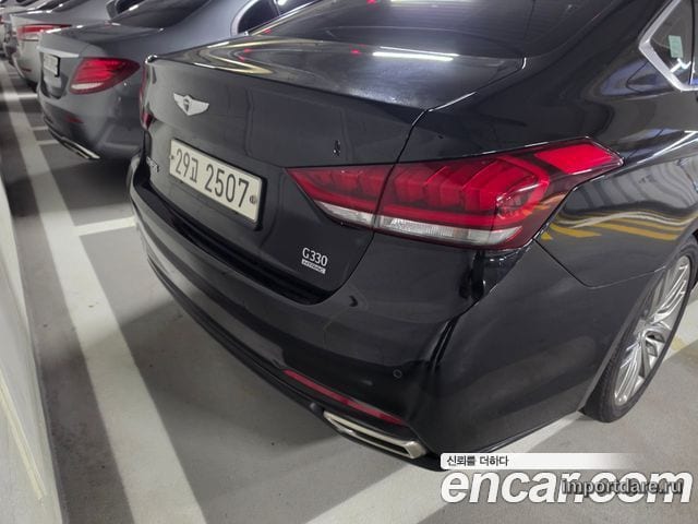 HYUNDAI GENESIS DH 2016 — 220 000 км, чёрный, Корея — под ключ — фото 3