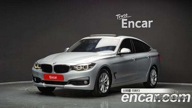 BMW 3 SERIES GT 2018 — 115 160 км, серебристый, Корея — под ключ — фото 1