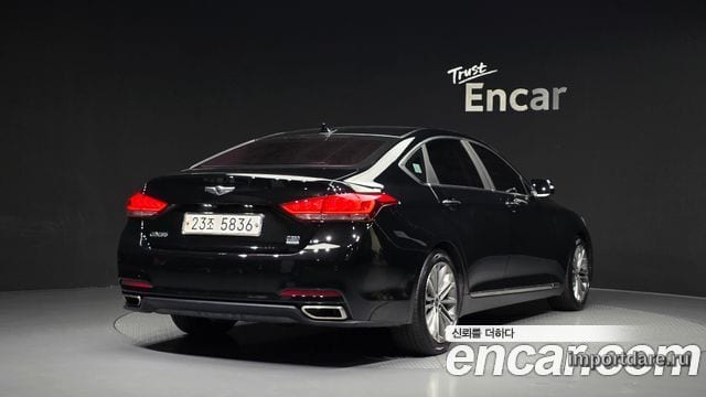 HYUNDAI GENESIS DH 2015 — 175 266 км, чёрный, Корея — под ключ — фото 1