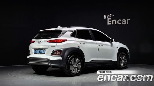 HYUNDAI KONA ELECTRIC 2019 — 208 771 км, белый, Корея — под ключ — фото 2