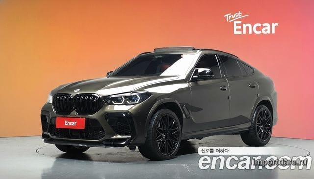 BMW X6M 2023 — 40 601 км, светло-золотистый, Корея — под ключ — фото 2