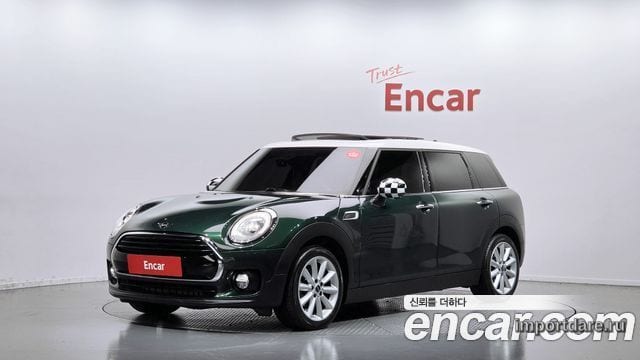 MINI COOPER CLUBMAN 2019 — 100 461 км, зелёный, Корея — под ключ — фото 1