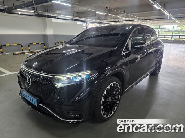 MERCEDES-BENZ EQS SUV X296 2023 — 24 000 км, чёрный, Корея — под ключ — фото 1