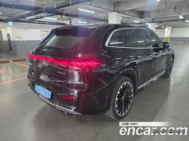 MERCEDES-BENZ EQS SUV X296 2023 — 24 000 км, чёрный, Корея — под ключ — фото 2