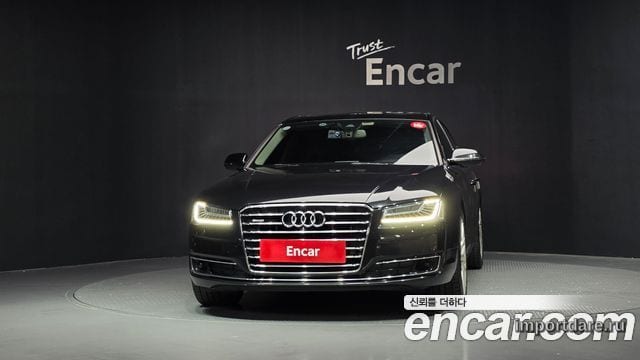 AUDI A8 2015 — 248 129 км, чёрный, Корея — под ключ — фото 3