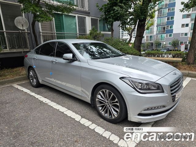 HYUNDAI GENESIS DH 2015 — 135 000 км, серебристый, Корея — под ключ — фото 1