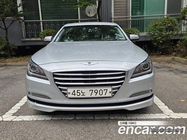 HYUNDAI GENESIS DH 2015 — 135 000 км, серебристый, Корея — под ключ — фото 3