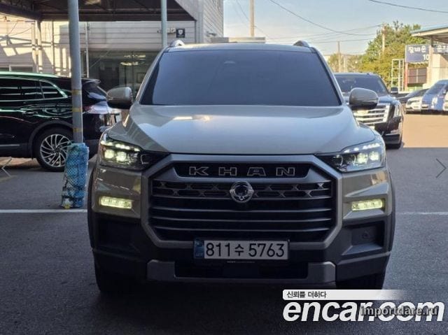 KGM MUSSO SPORTS KHAN 2025 — 21 300 км, белый-перламутр, Корея — под ключ — фото 3