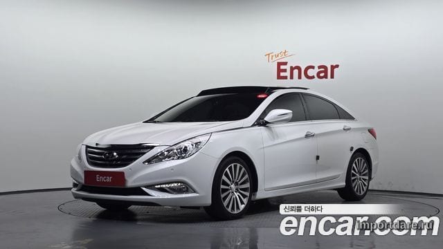 HYUNDAI SONATA THE BRILLIANT 2013 — 156 780 км, белый, Корея — под ключ — фото 1