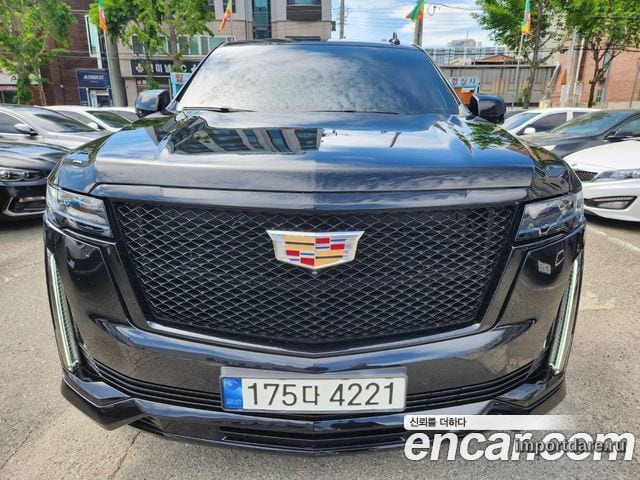 CADILLAC ESCALADE 2023 — 40 000 км, чёрный, Корея — под ключ — фото 3