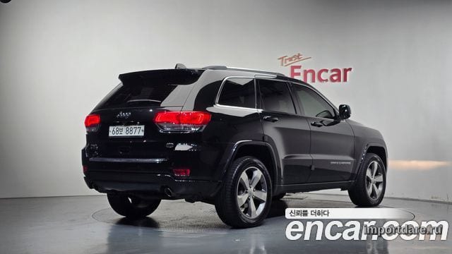 JEEP GRAND CHEROKEE 2015 — 128 749 км, чёрный, Корея — под ключ — фото 2