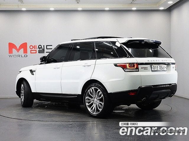 LAND ROVER RANGE ROVER SPORT 2016 — 222 280 км, белый, Корея — под ключ — фото 2