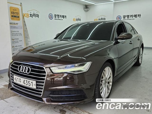 AUDI A6 2018 — 277 452 км, коричневый, Корея — под ключ — фото 1