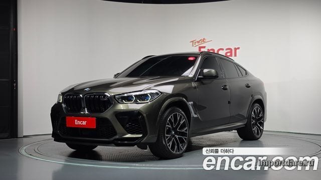 BMW X6M 2020 — 199 846 км, светло-золотистый, Корея — под ключ — фото 1