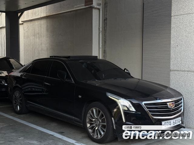 CADILLAC CT6 2017 — 85 150 км, чёрный, Корея — под ключ — фото 1