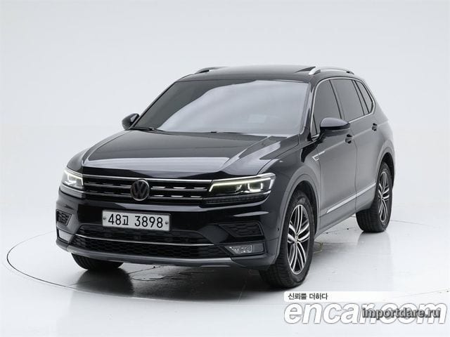 VOLKSWAGEN TIGUAN ALLSPACE 2018 — 111 909 км, чёрный, Корея — под ключ — фото 1