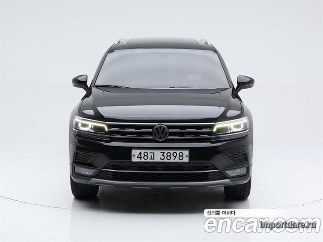 VOLKSWAGEN TIGUAN ALLSPACE 2018 — 111 909 км, чёрный, Корея — под ключ — фото 2