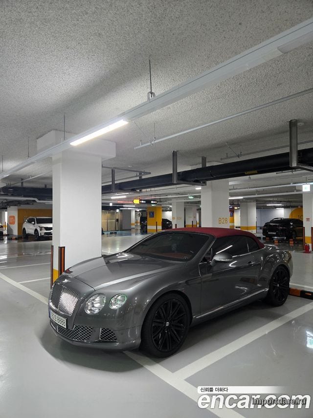 BENTLEY CONTINENTAL 2013 — 74 000 км, серебристо-серый, Корея — под ключ — фото 1