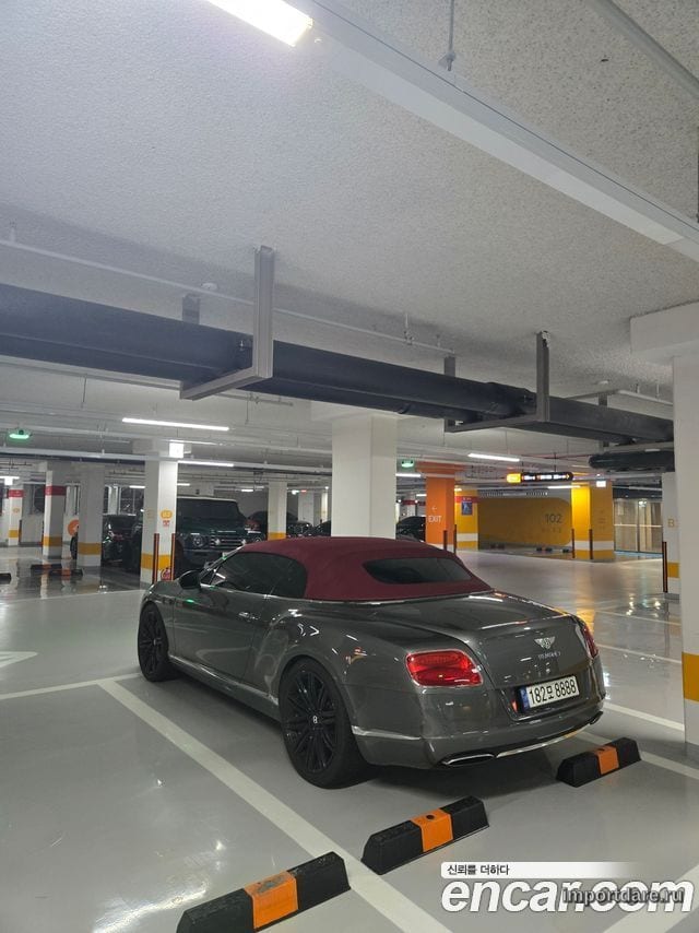 BENTLEY CONTINENTAL 2013 — 74 000 км, серебристо-серый, Корея — под ключ — фото 3