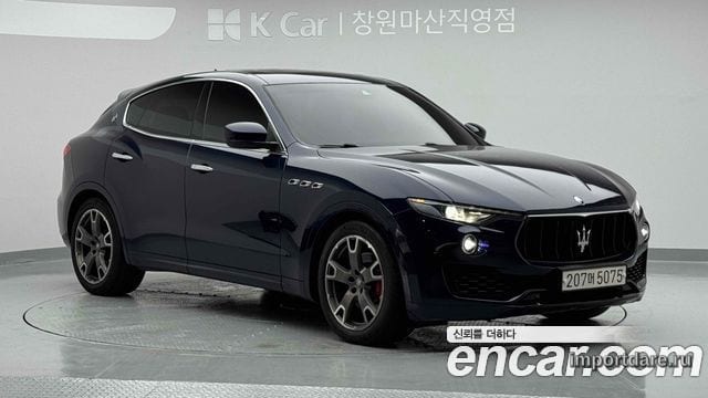 MASERATI LEVANTE 2017 — 143 220 км, синий, Корея — под ключ — фото 1
