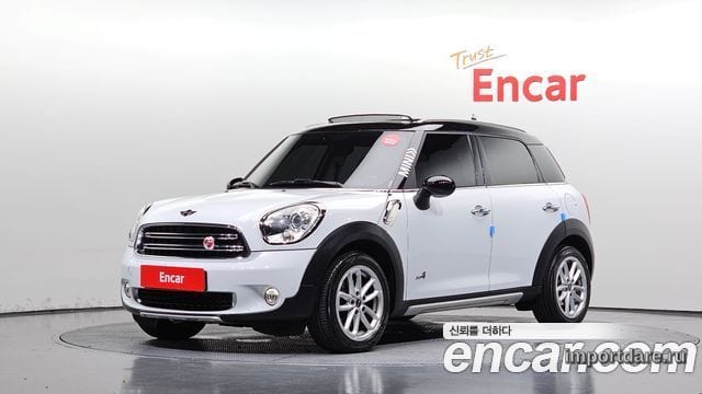 MINI COOPER D COUNTRYMAN 2016 — 132 760 км, белый, Корея — под ключ — фото 1