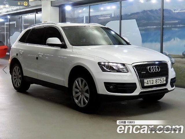 AUDI Q5 2011 — 95 336 км, белый, Корея — под ключ — фото 1