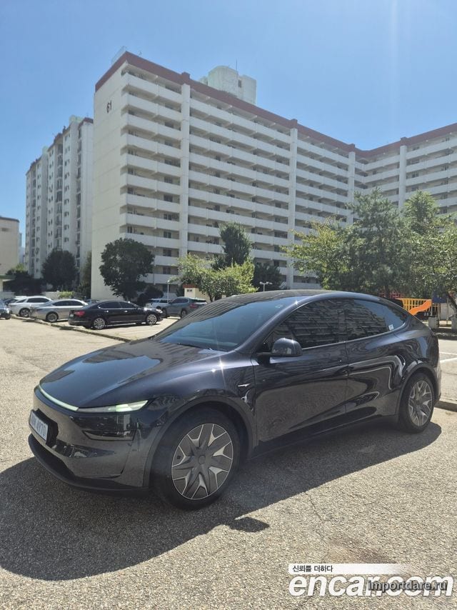 Tesla Model Y сбоку