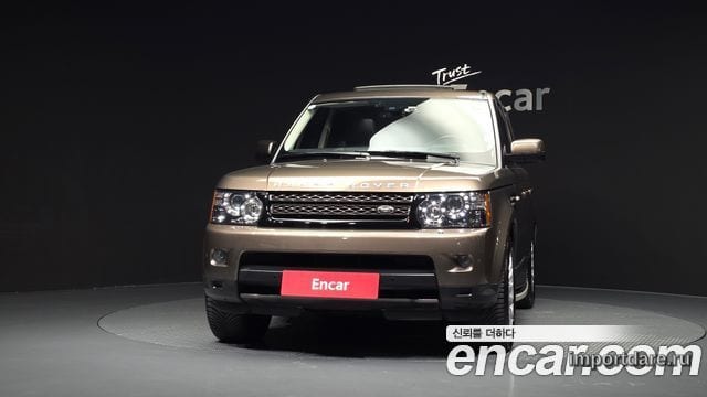 LAND ROVER RANGE ROVER SPORT 2012 — 120 749 км, золотистый, Корея — под ключ — фото 3