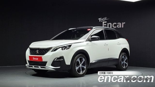 PEUGEOT 3008 2018 — 95 437 км, белый, Корея — под ключ — фото 1