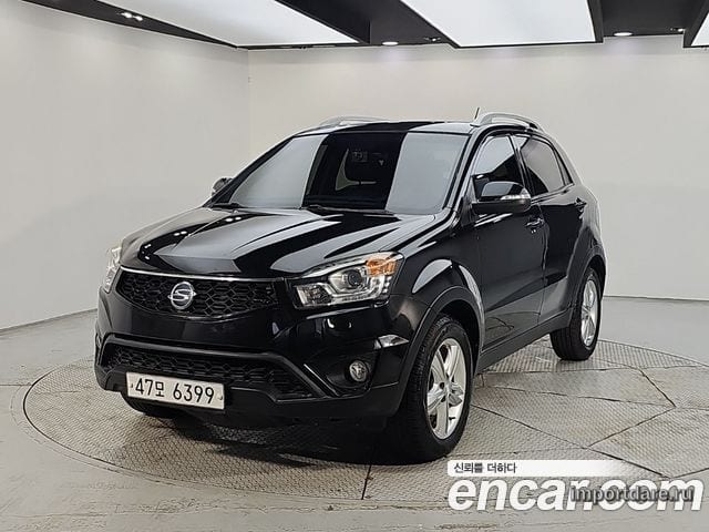 KGM KORANDO C 2014 — 160 000 км, чёрный, Корея — под ключ — фото 1